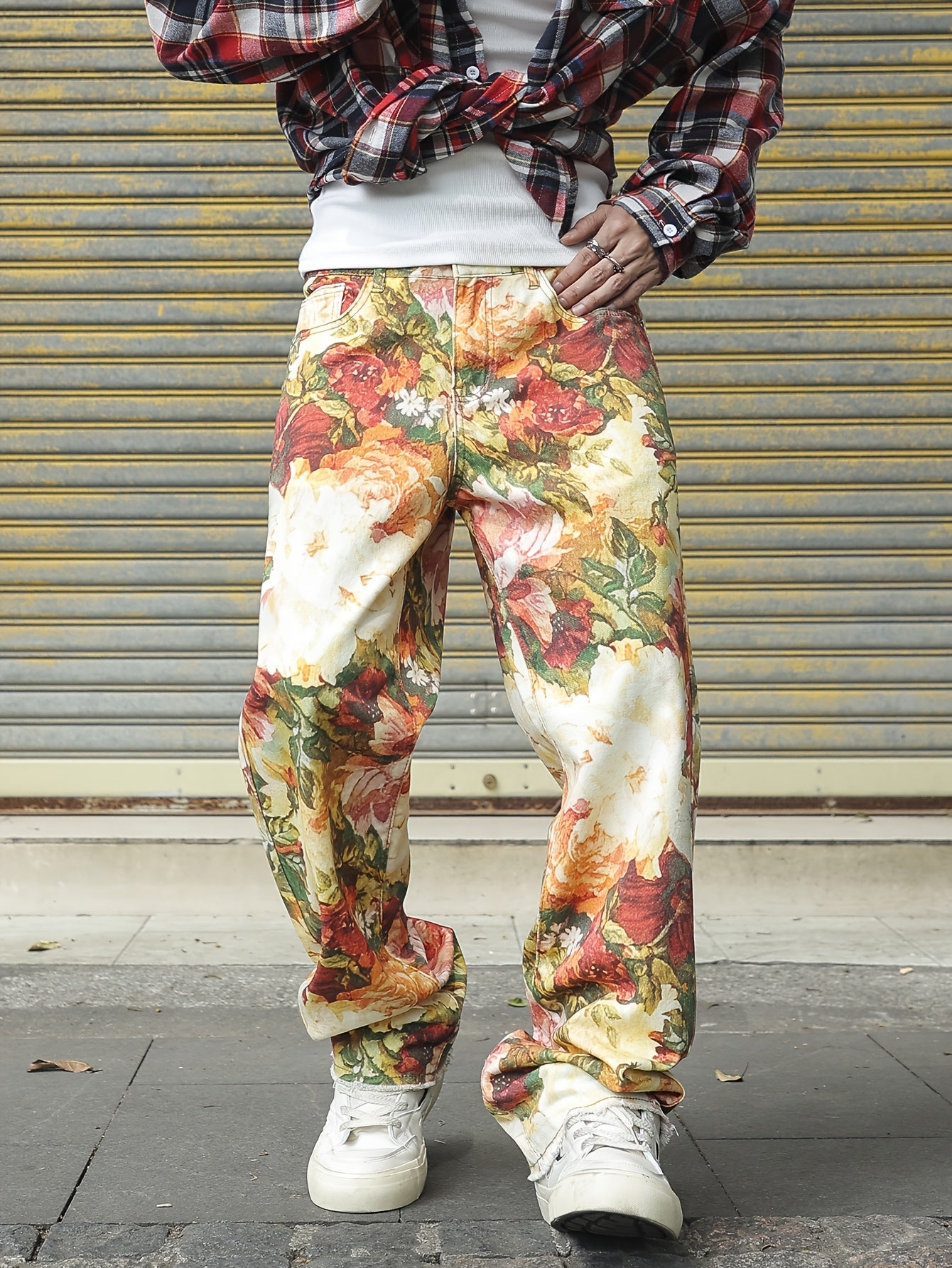 Floral Print Pants