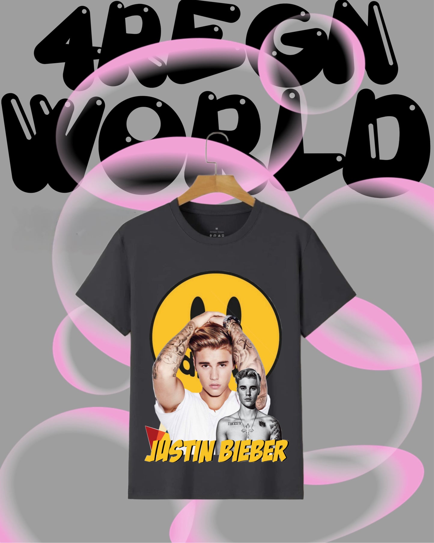Graphic Tee New Edition Justin Bieber
