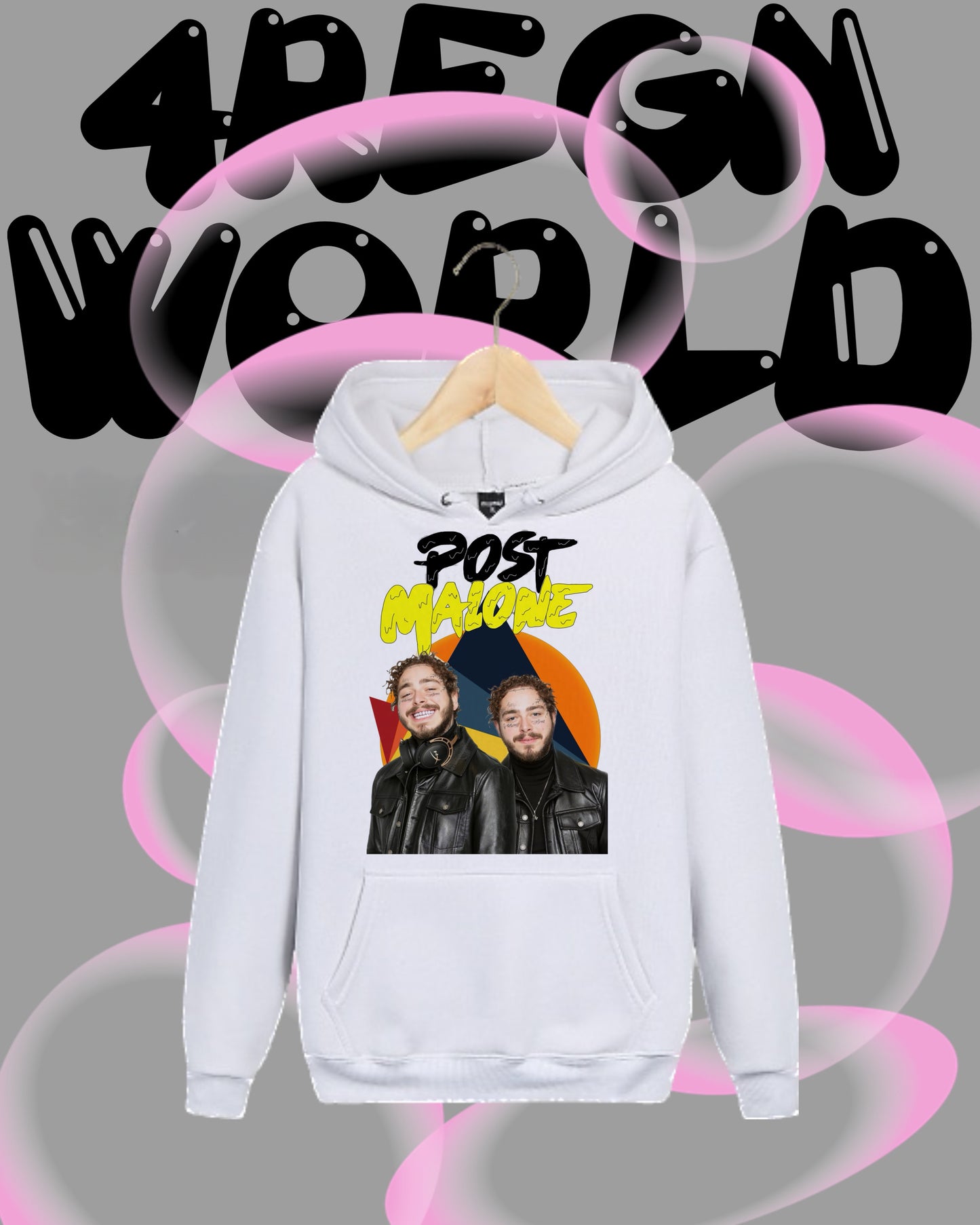 Graphic Hoodies Post Malone
