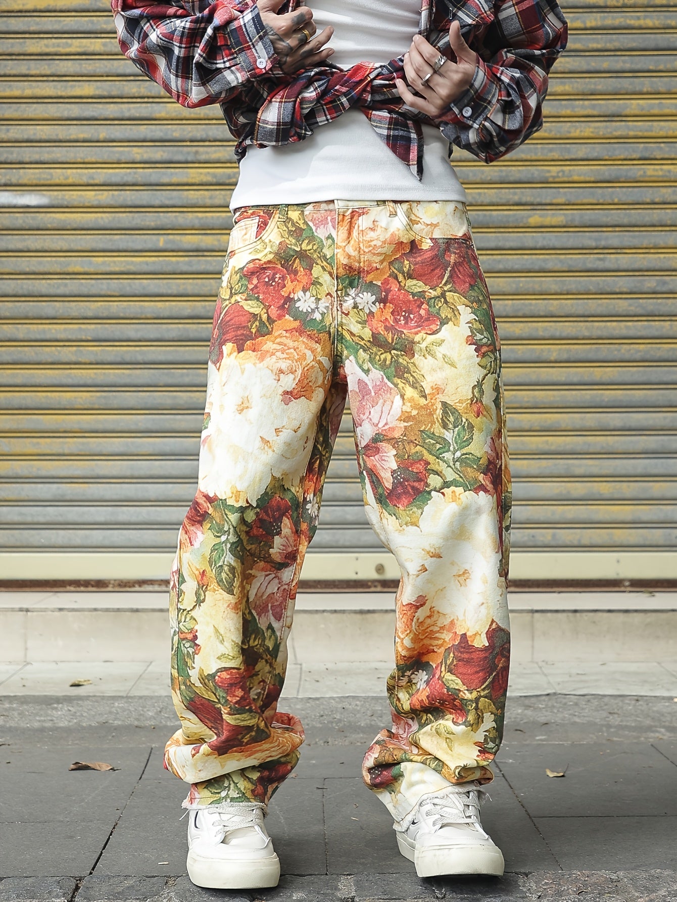 Floral Print Pants