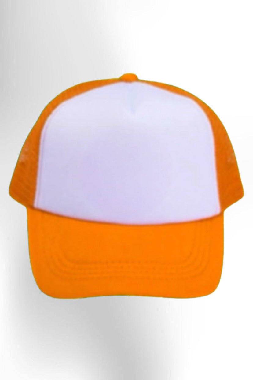CUSTOM TRUCKER CAP - Orange