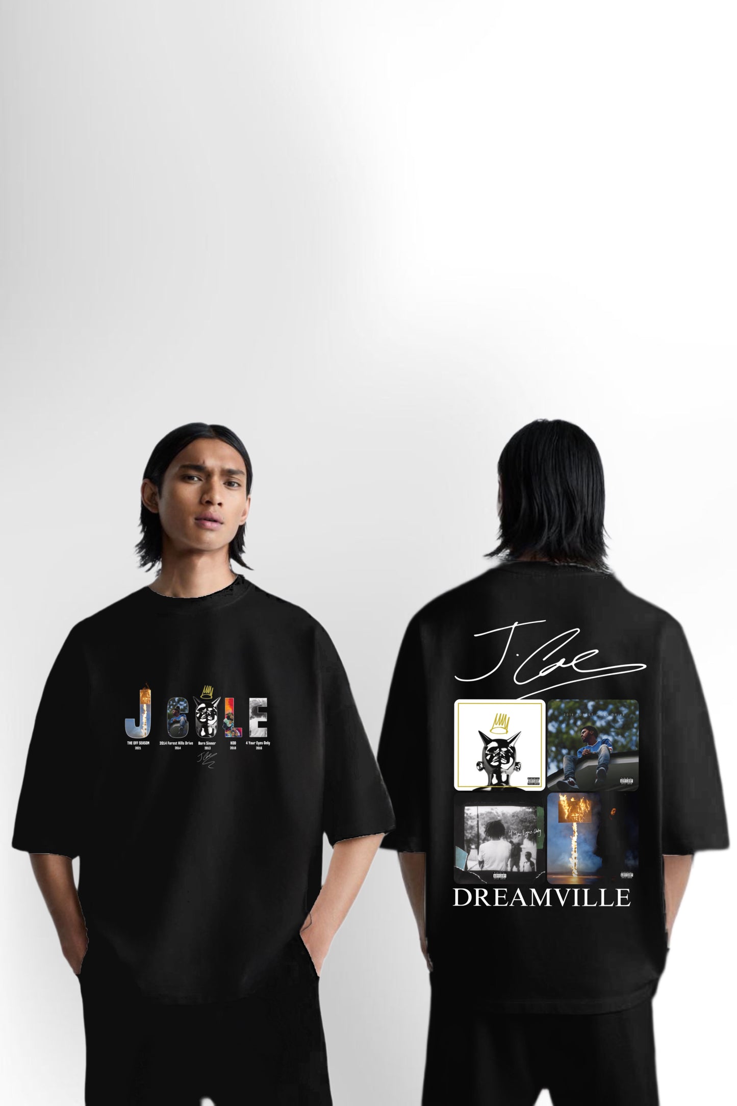 J Cole oversized tee