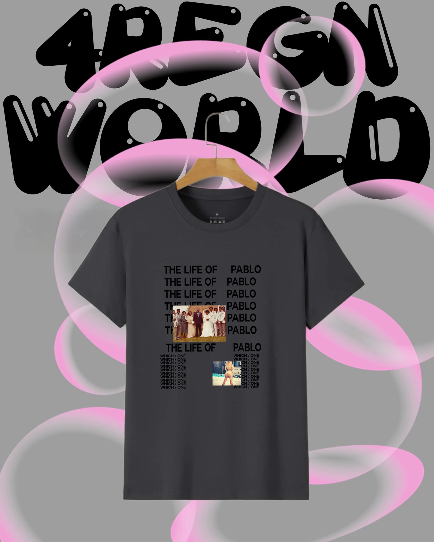 Graphic Tee Kanye West Life of Pablo