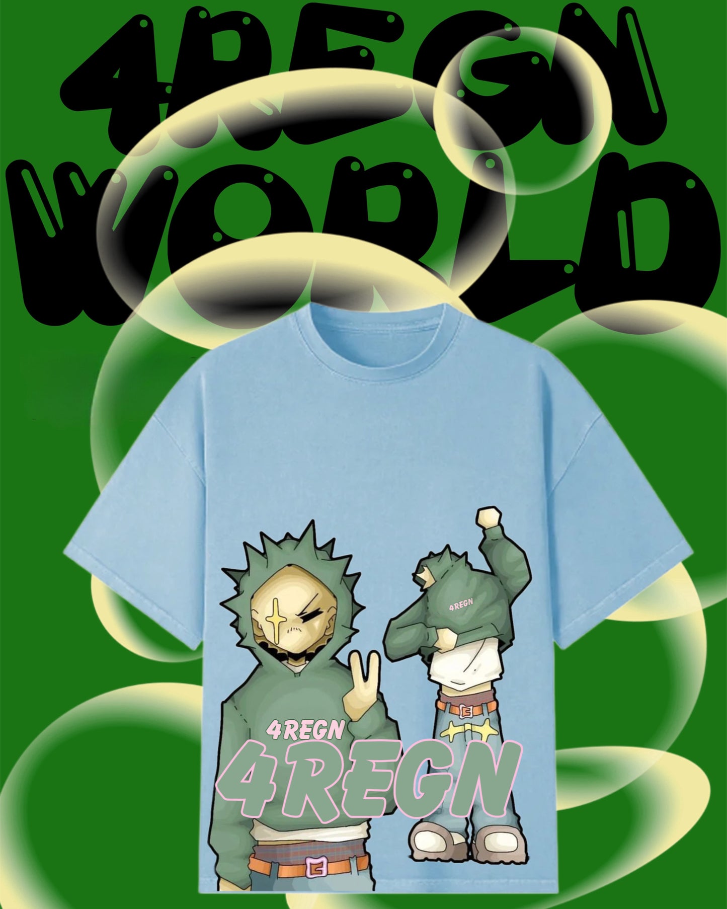 4REGN DEXIGN PRINTED TEE 20