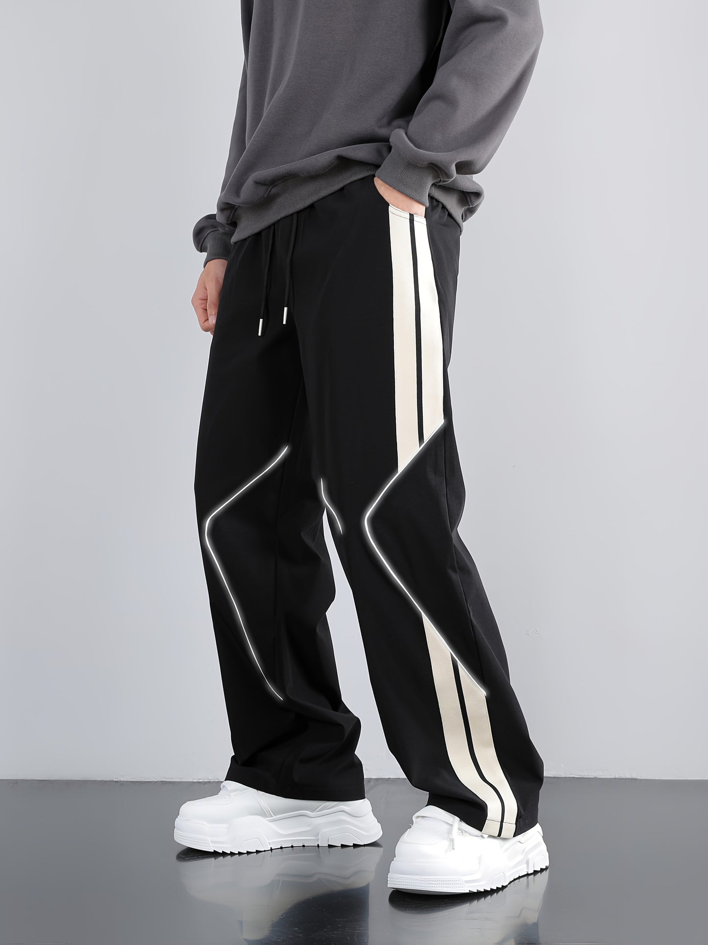 Casual Straight-Leg Joggers