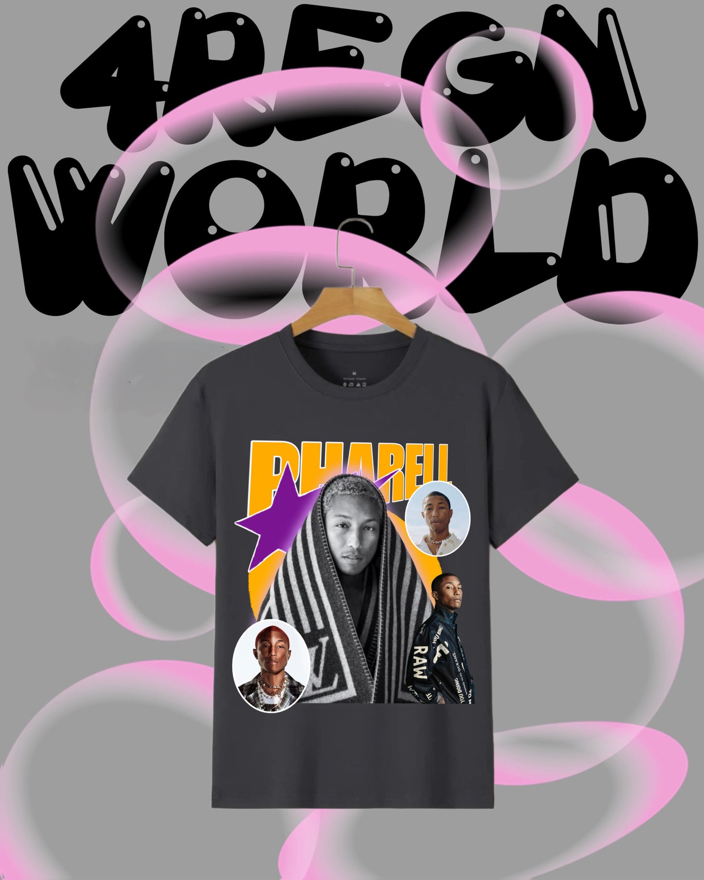 Graphic Tee New Edition Pharell