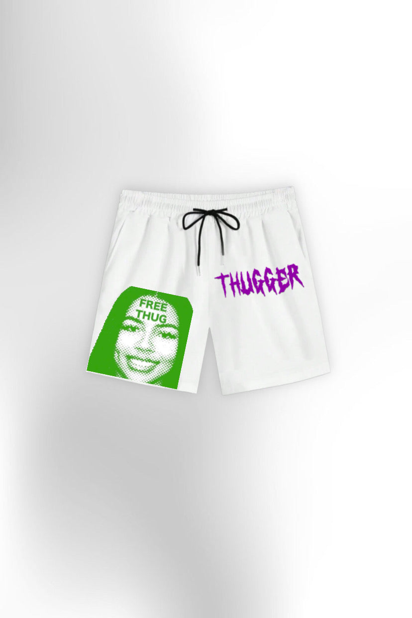 Young Thug Printed Shorts