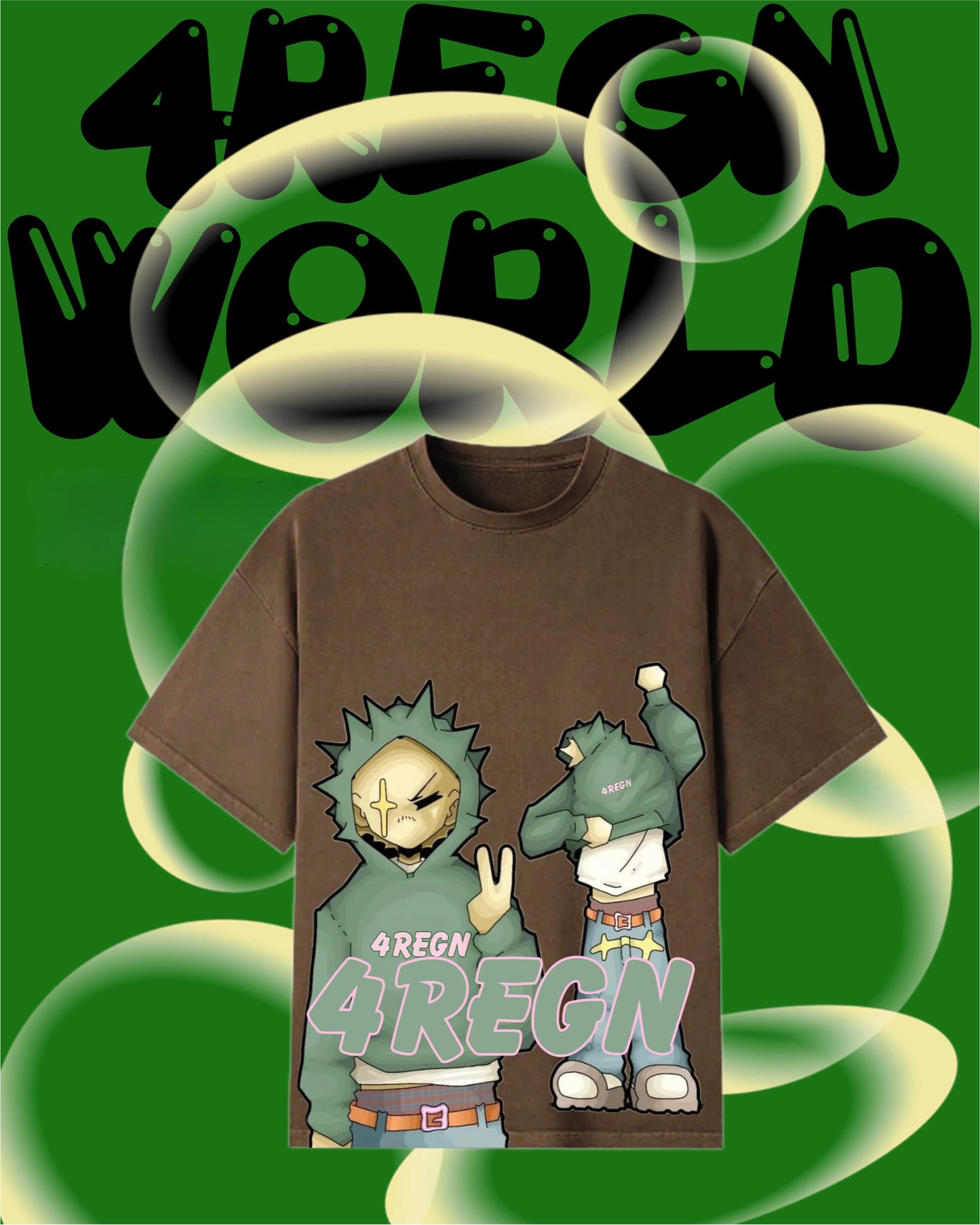 4REGN DEXIGN PRINTED TEE 20