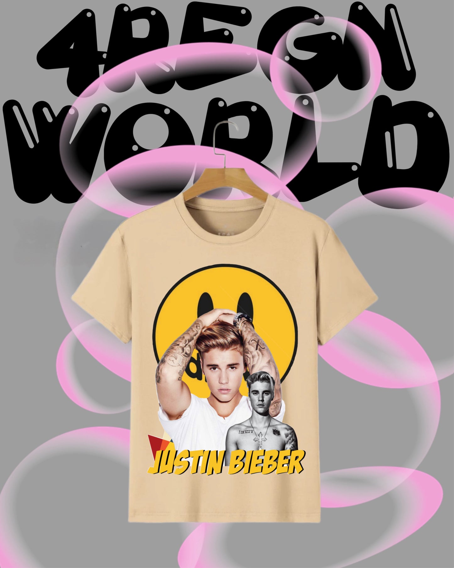 Graphic Tee New Edition Justin Bieber