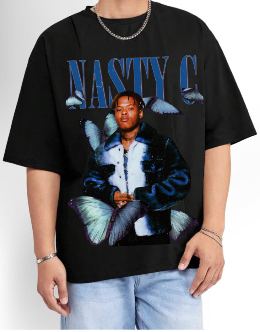 NASTY C BUTTERFLY OVERSIZED TEE