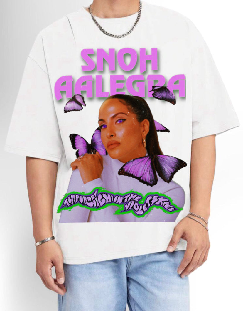 SNOH AALEGRA BUTTERFLY OVERSIZED TEE