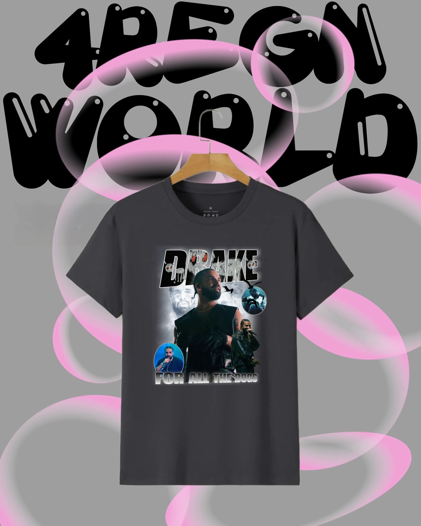Graphic Tee Drake For All The Dogs