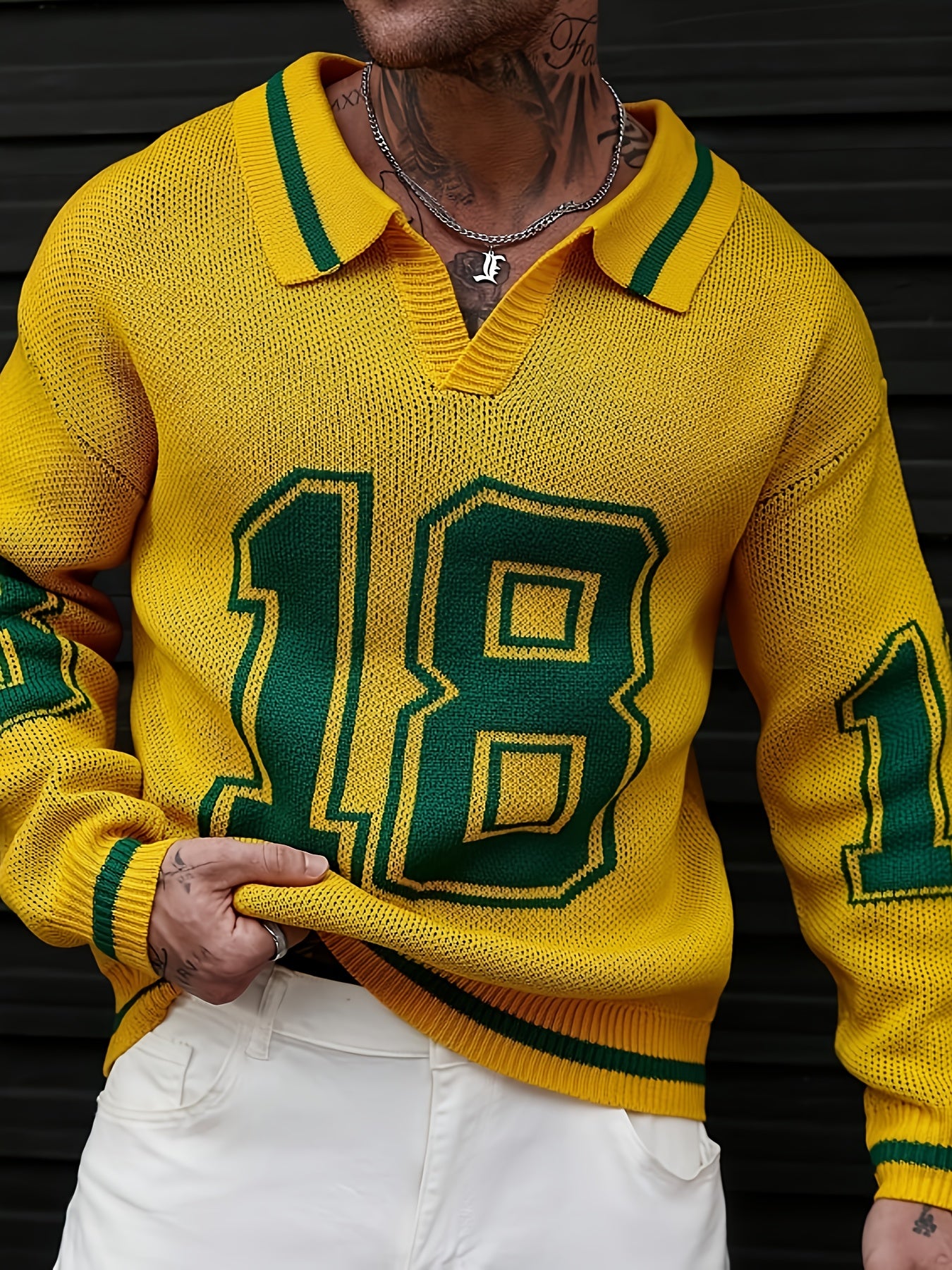 Men'S Knit Pullover Sweater