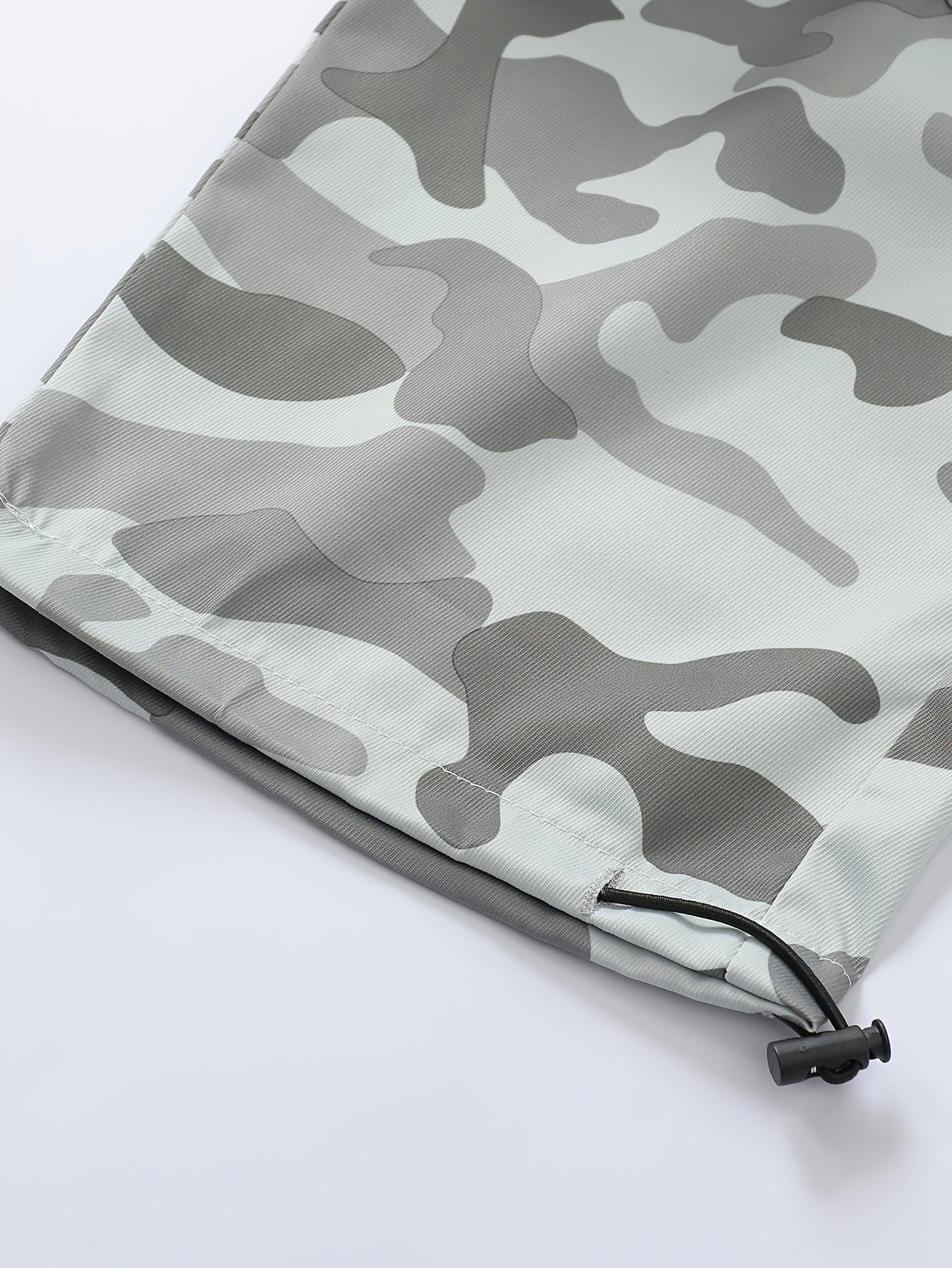 Camouflage Print Cargo Pants