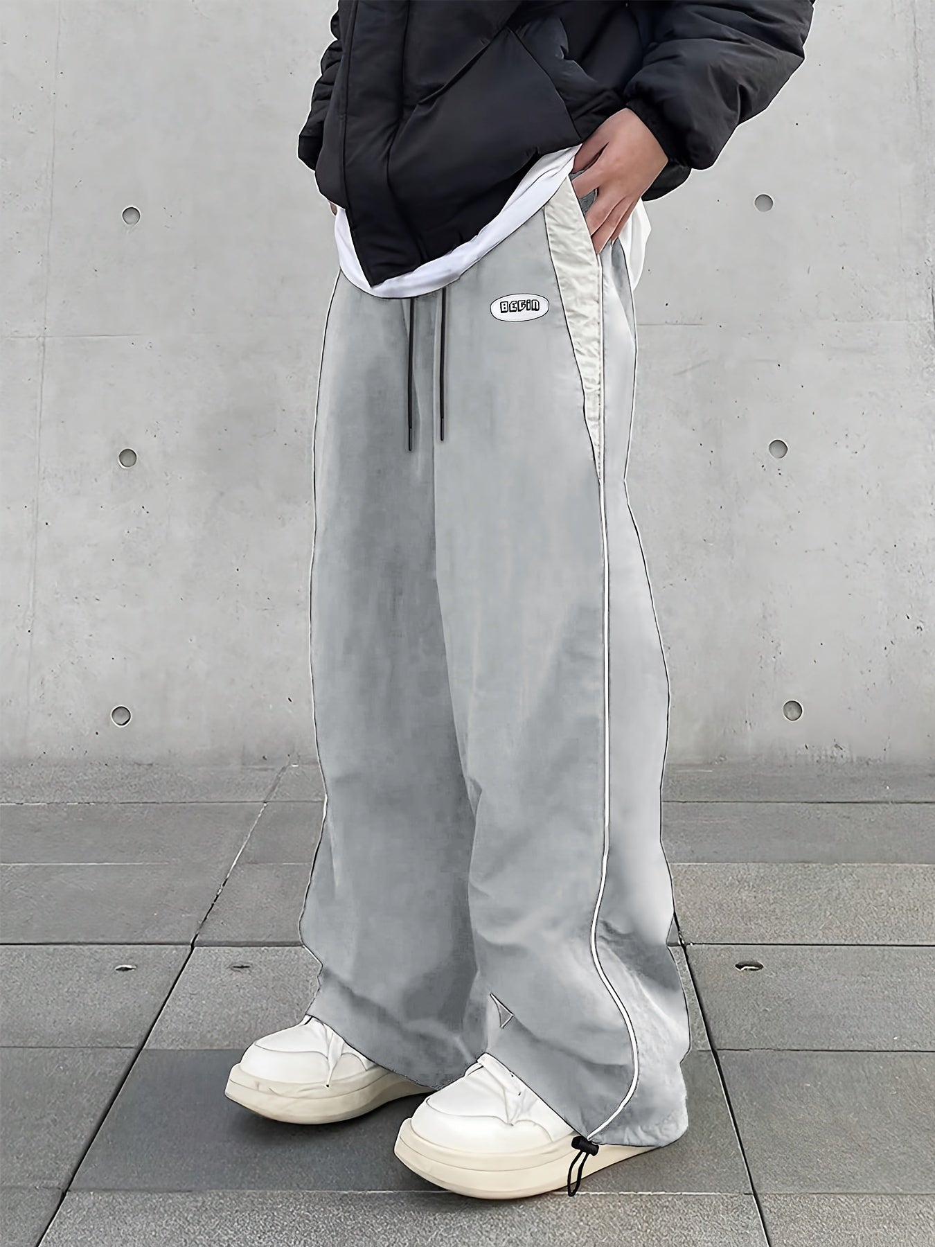 Men's Casual Loose Fit Drawstring Sweatpants