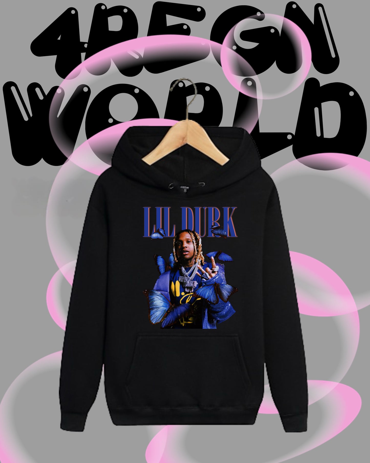 Graphic Hoodie Lil Durk