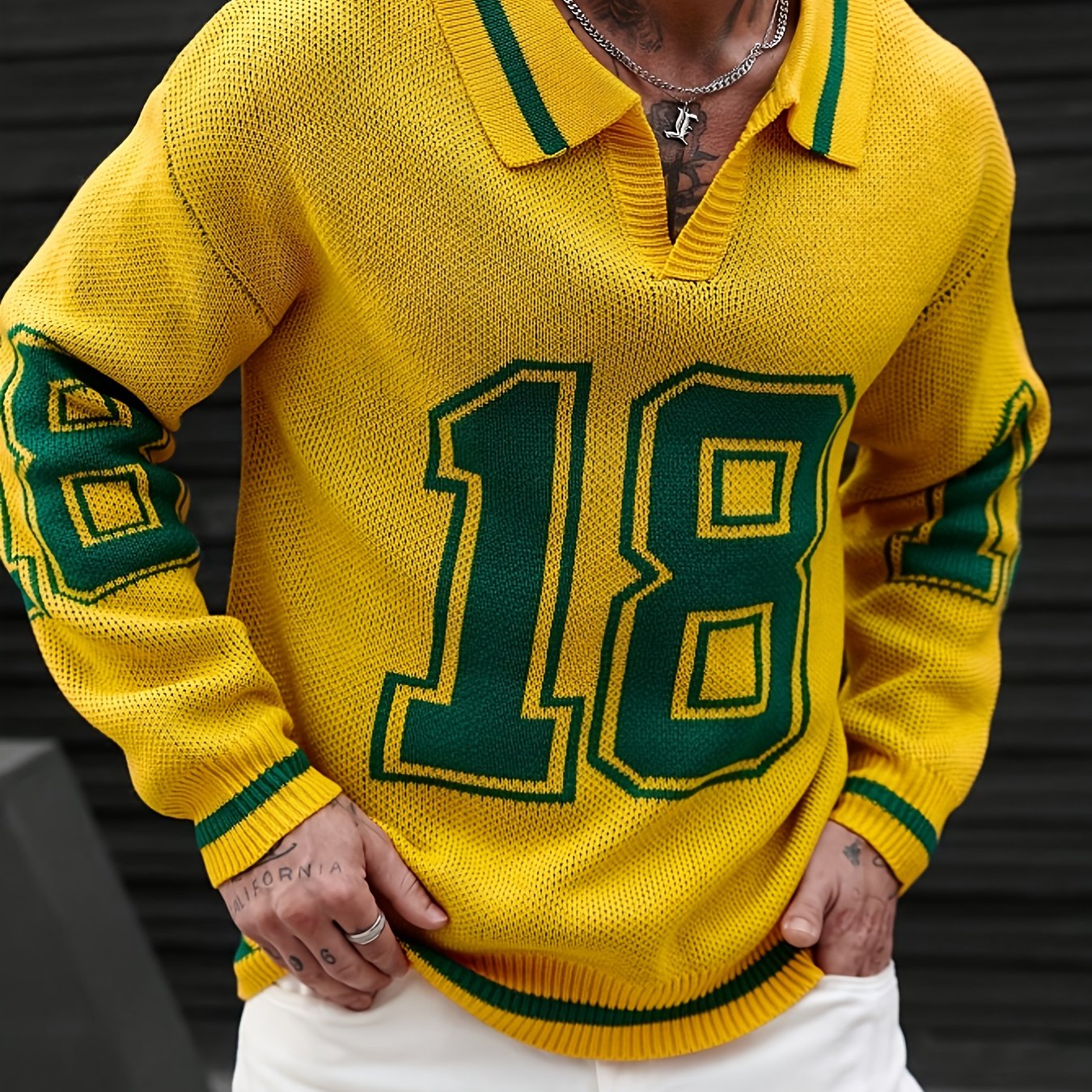 Men'S Knit Pullover Sweater