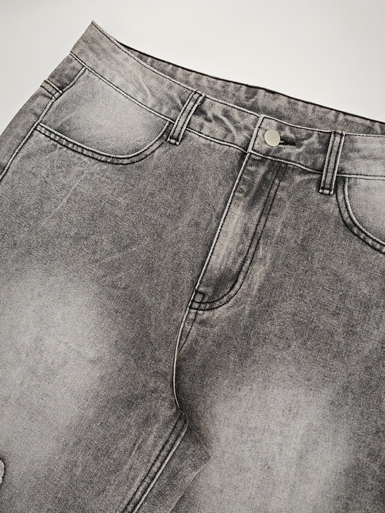 Men's Loose Fit Wide Leg Jeans