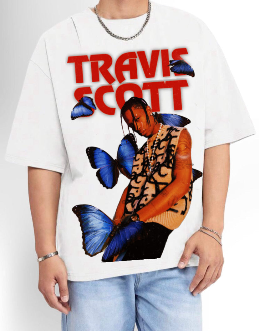 TRAVIS SCOTT BUTTERFLY OVERSIZED TEE