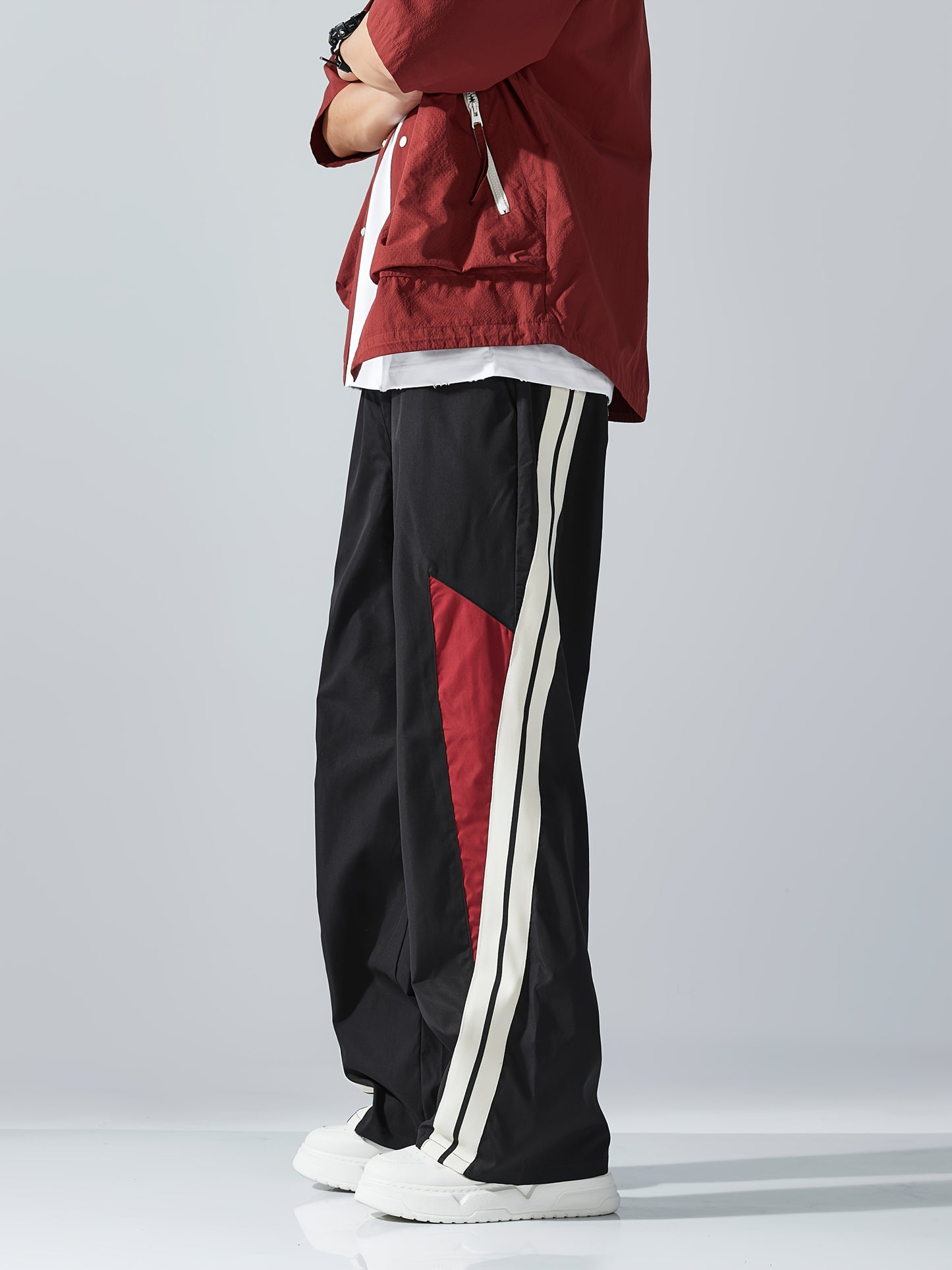 Casual Loose-Fit Straight-Leg Pants