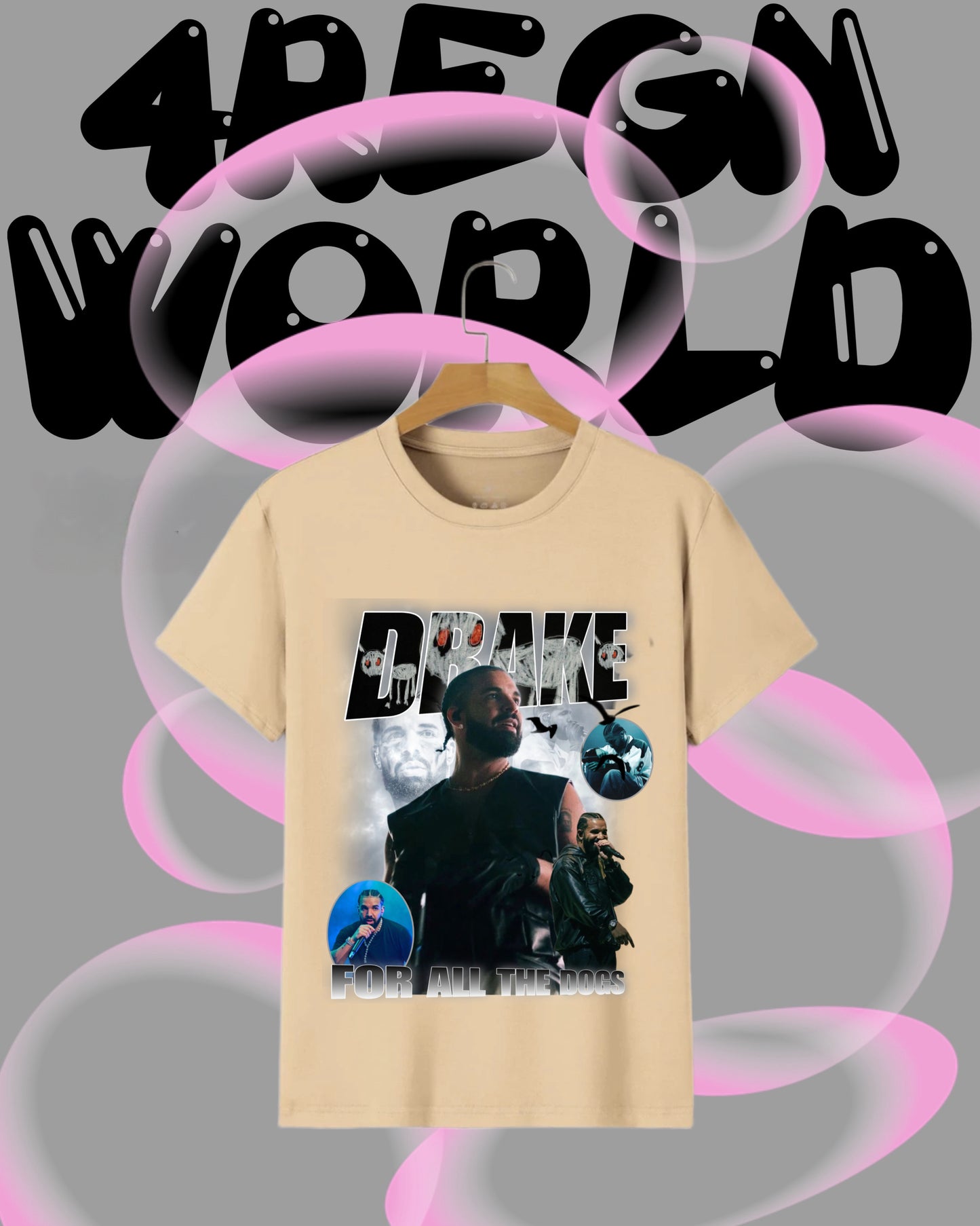 Drake For All The Dogs Oversized Tee