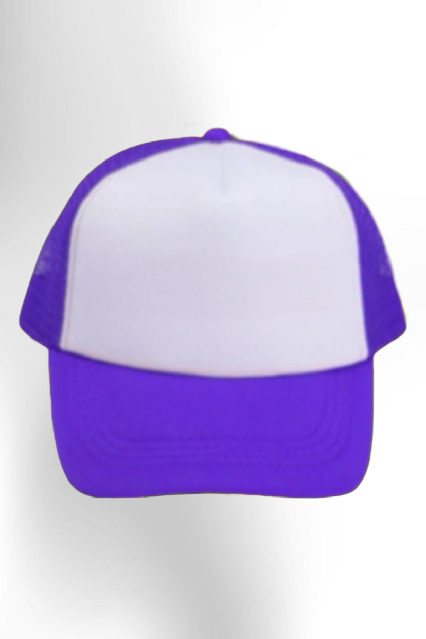 CUSTOM TRUCKER CAP - Purple