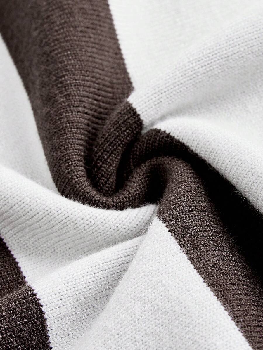 Men's Striped Short Sleeve Knit Shirt