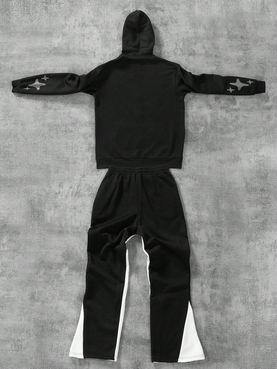 Men's Print Hoodie & Sweatpants 2 Pieces