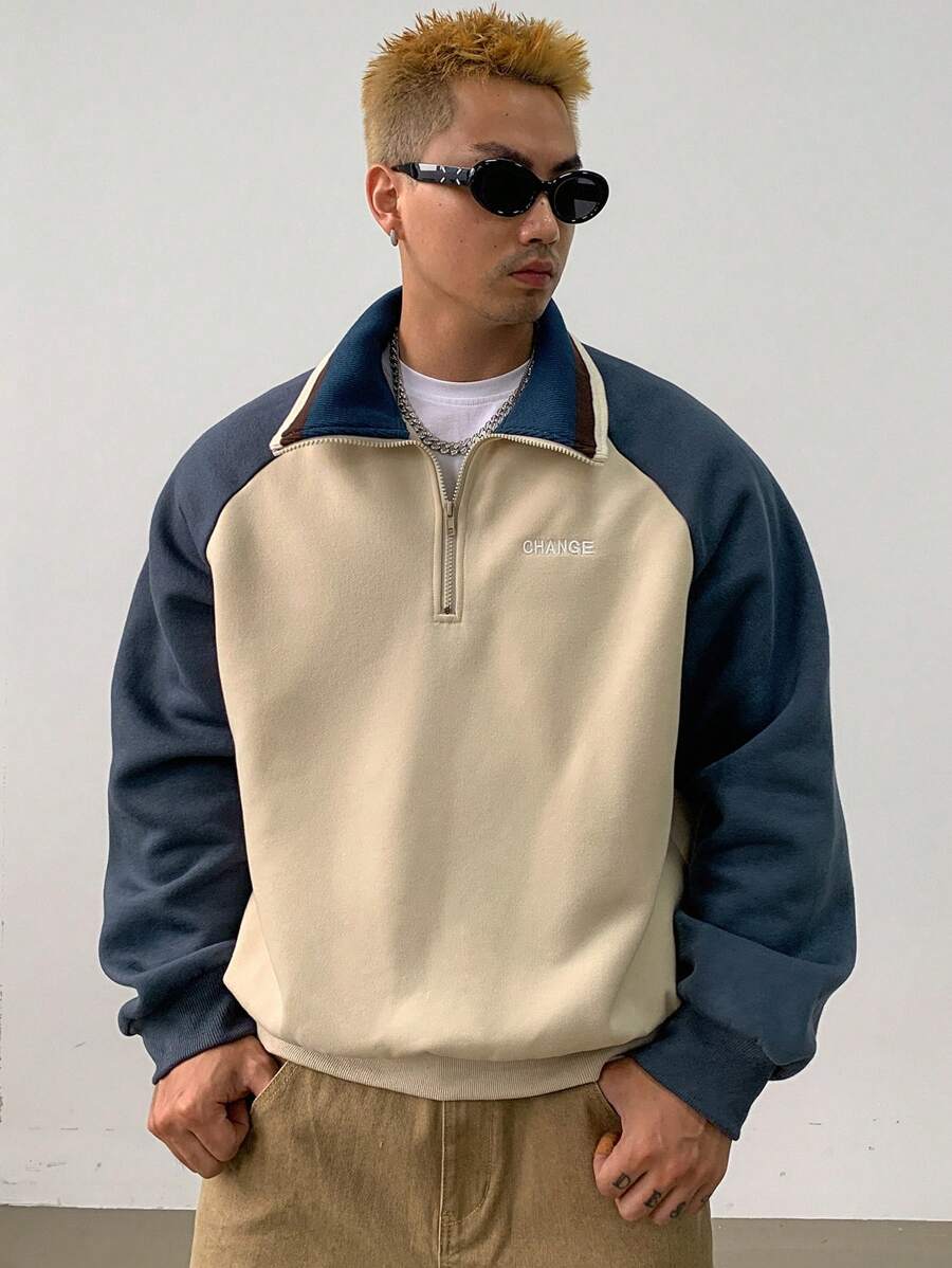 Casual Half Zip Sweater