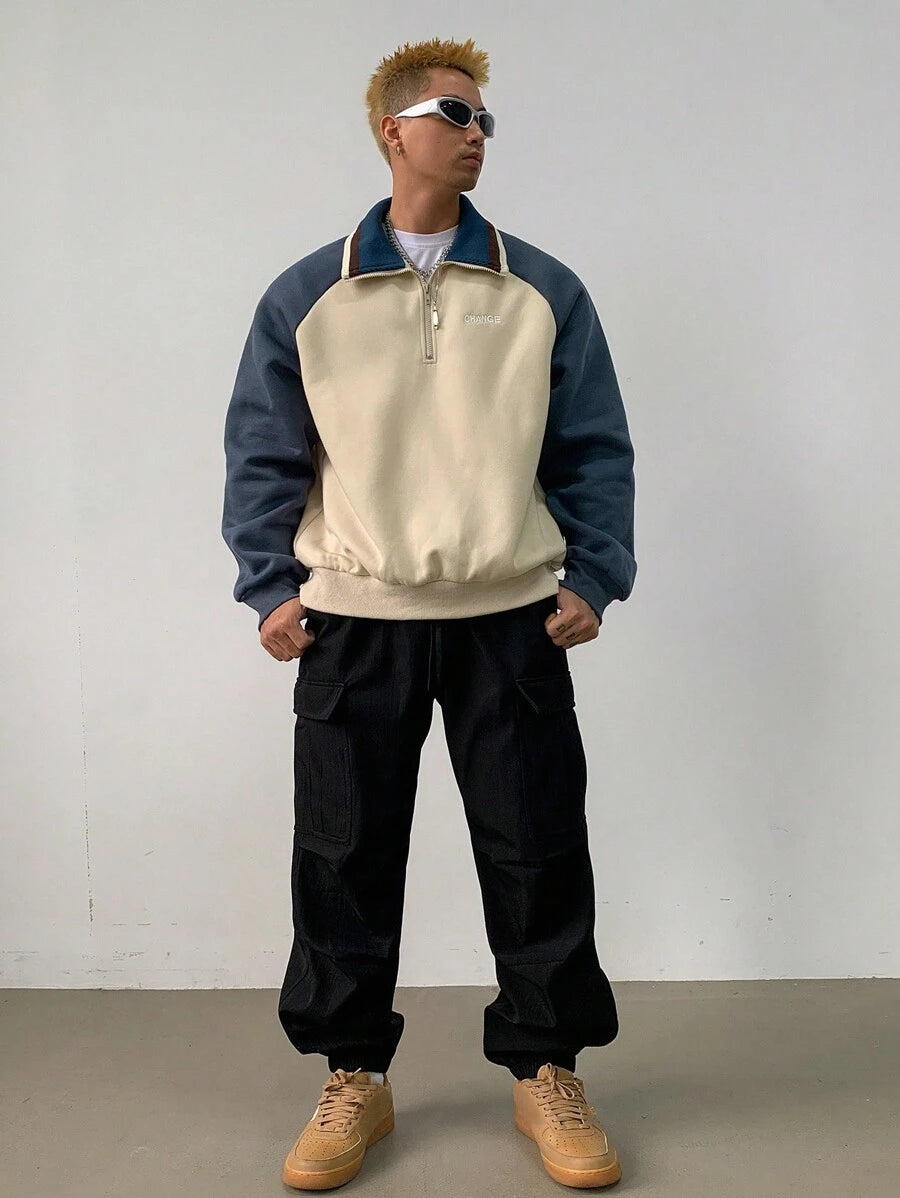 Casual Half Zip Sweater