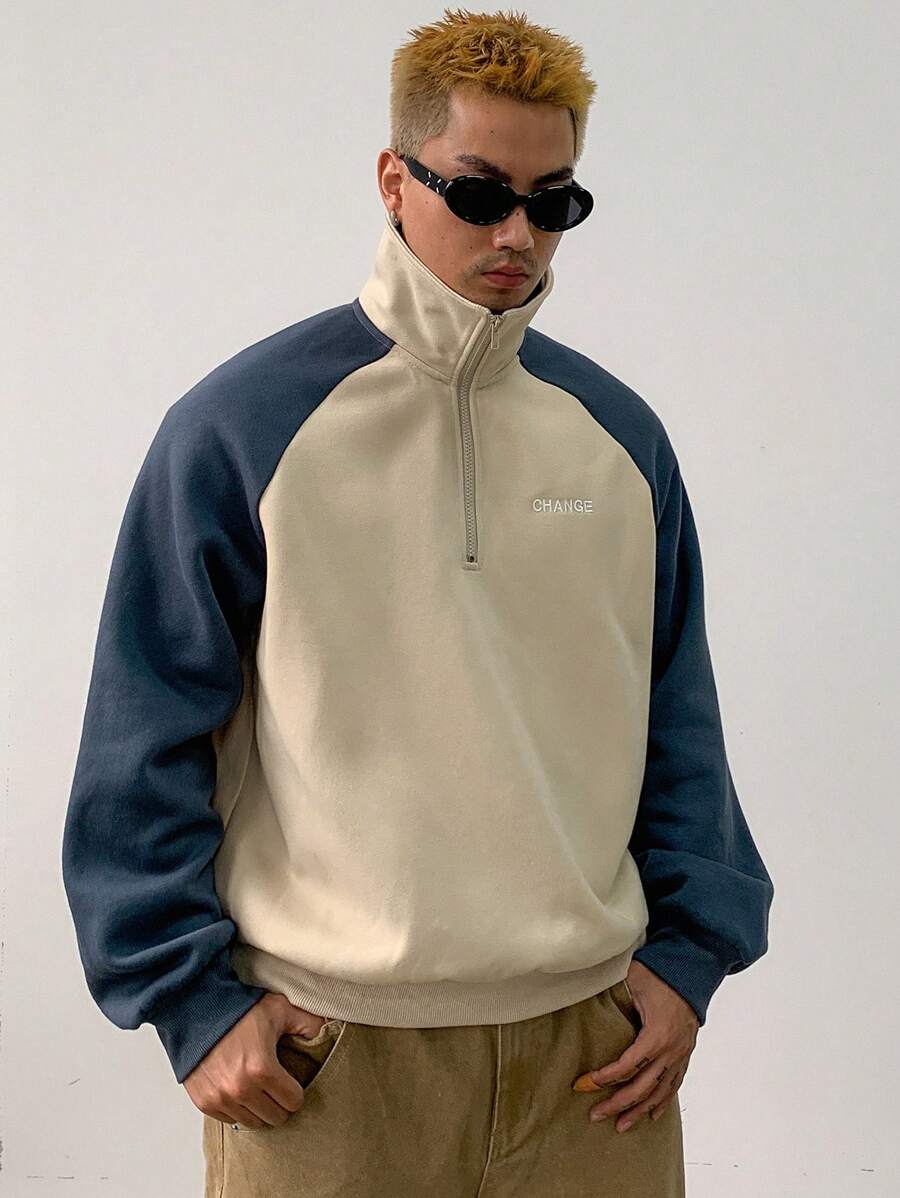 Casual Half Zip Sweater