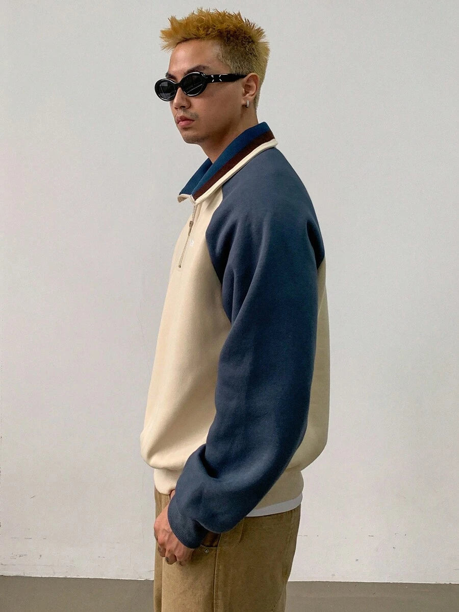 Casual Half Zip Sweater