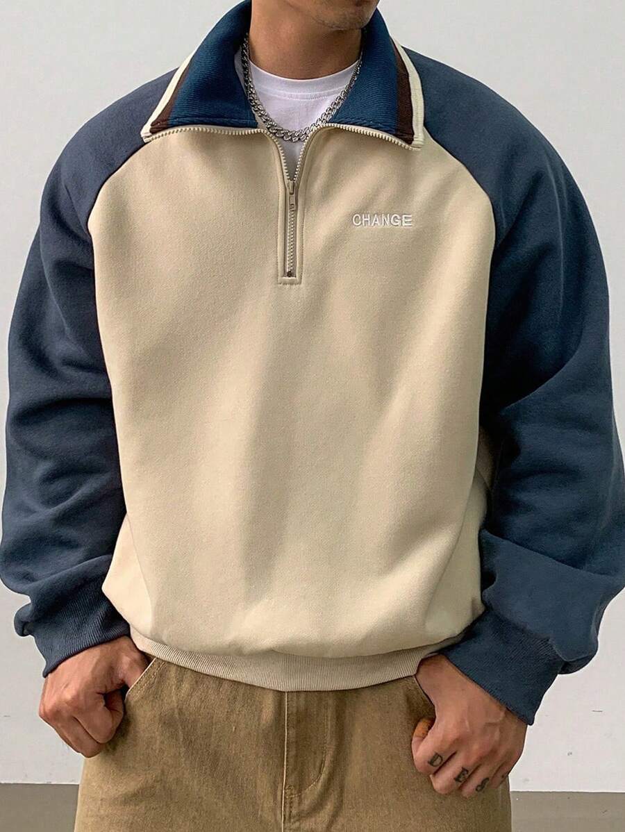 Casual Half Zip Sweater