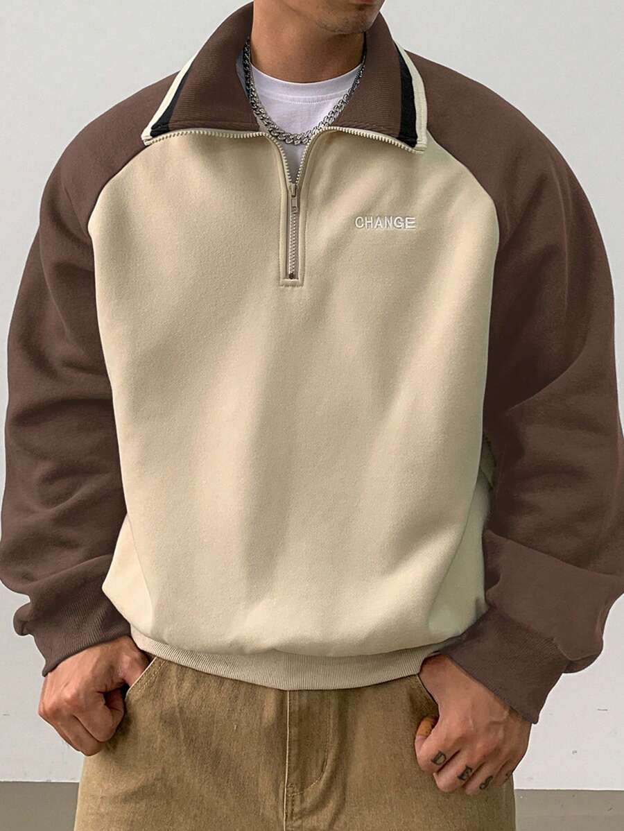 Casual Half Zip Sweater