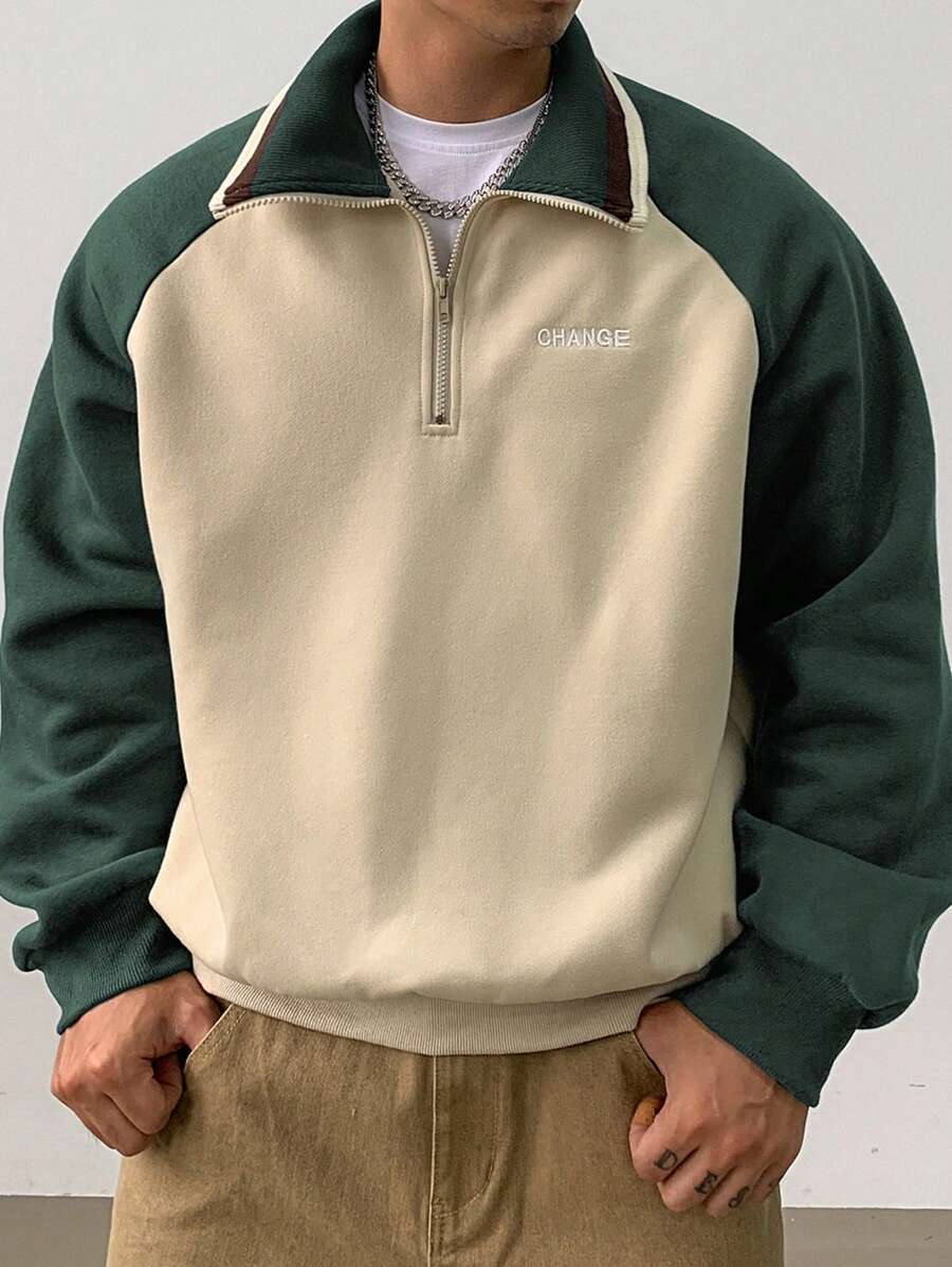 Casual Half Zip Sweater
