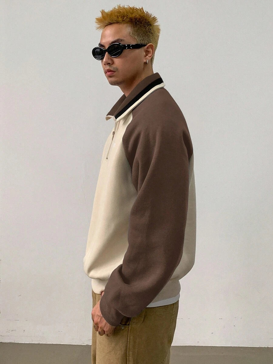 Casual Half Zip Sweater