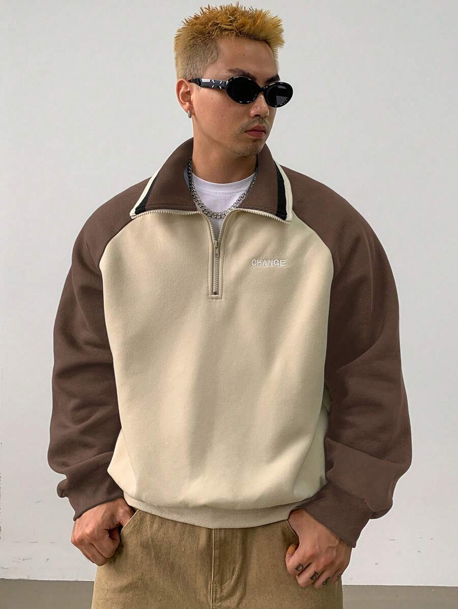 Casual Half Zip Sweater