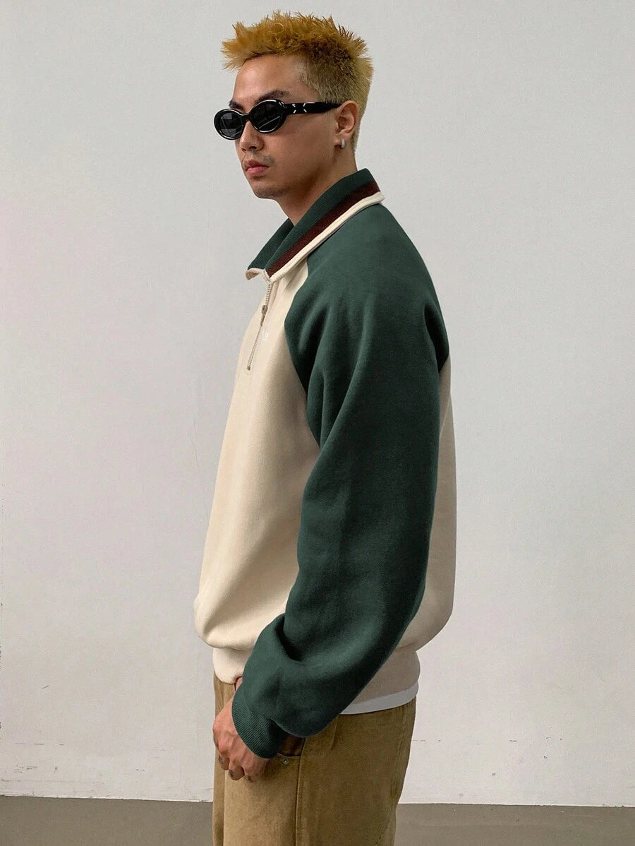 Casual Half Zip Sweater