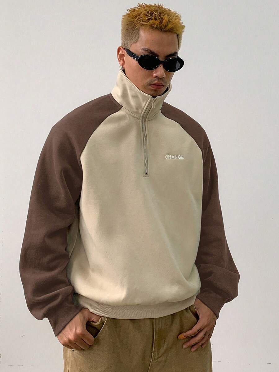 Casual Half Zip Sweater