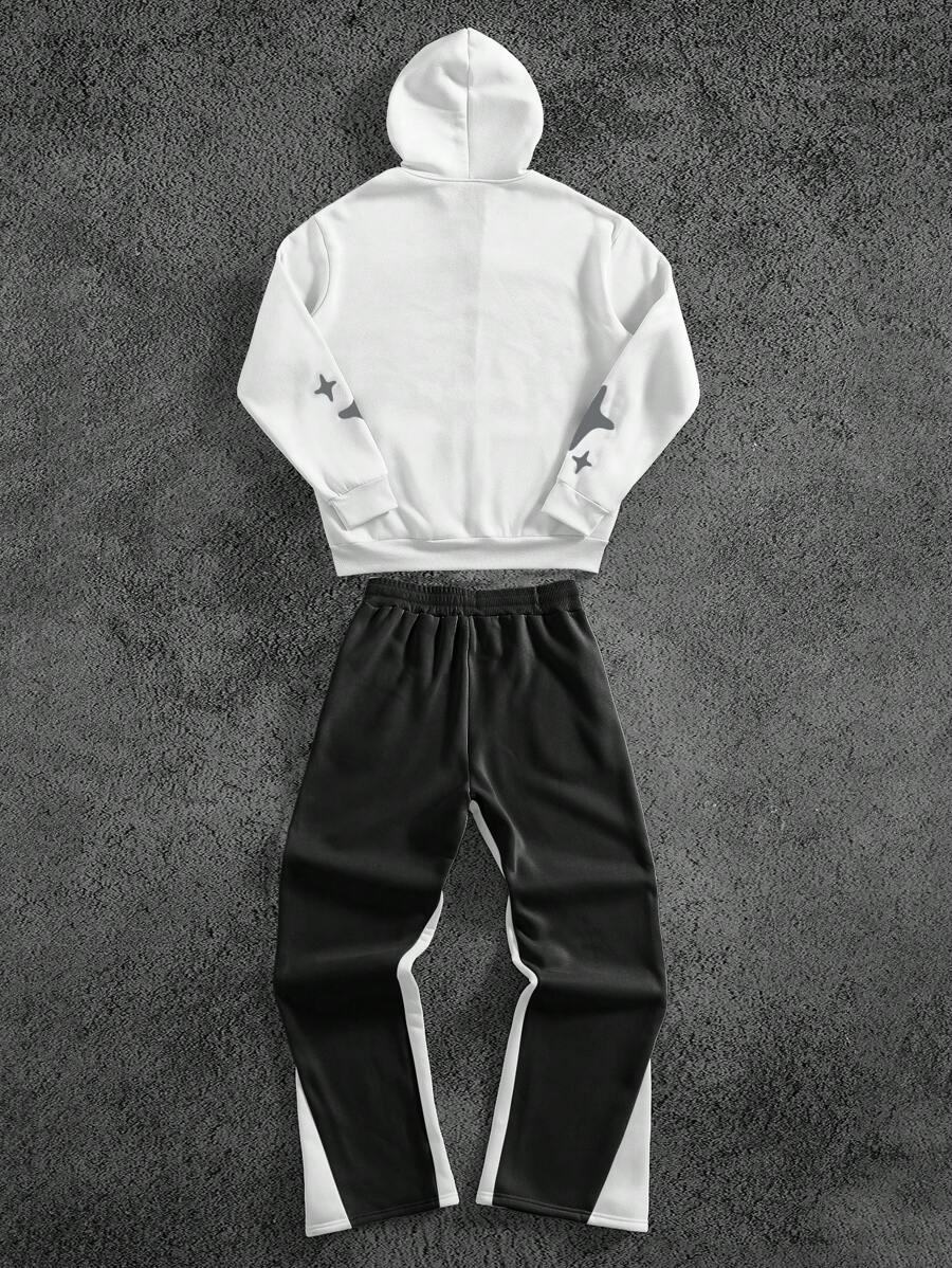 Men's Print Hoodie & Sweatpants 2 Pieces