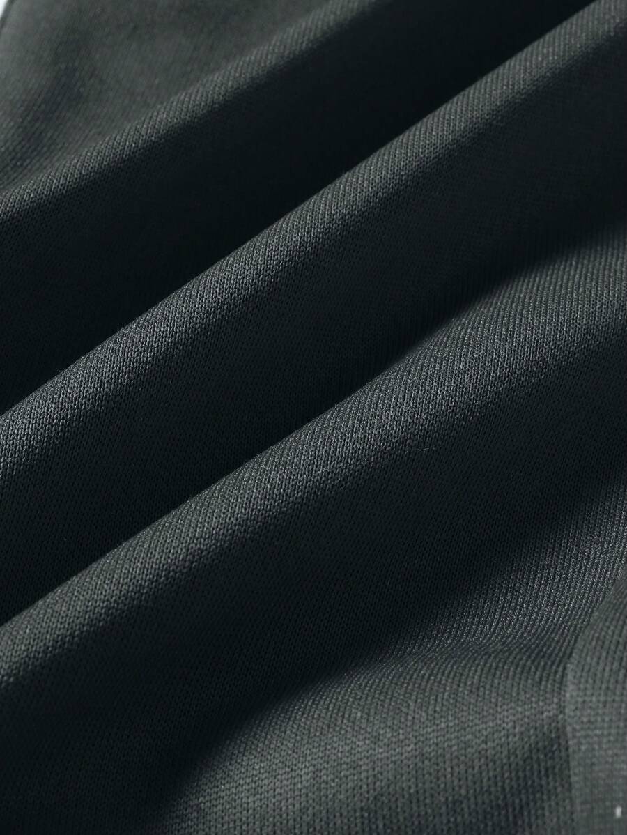 Men's Solid Color Patchwork Sweatpants