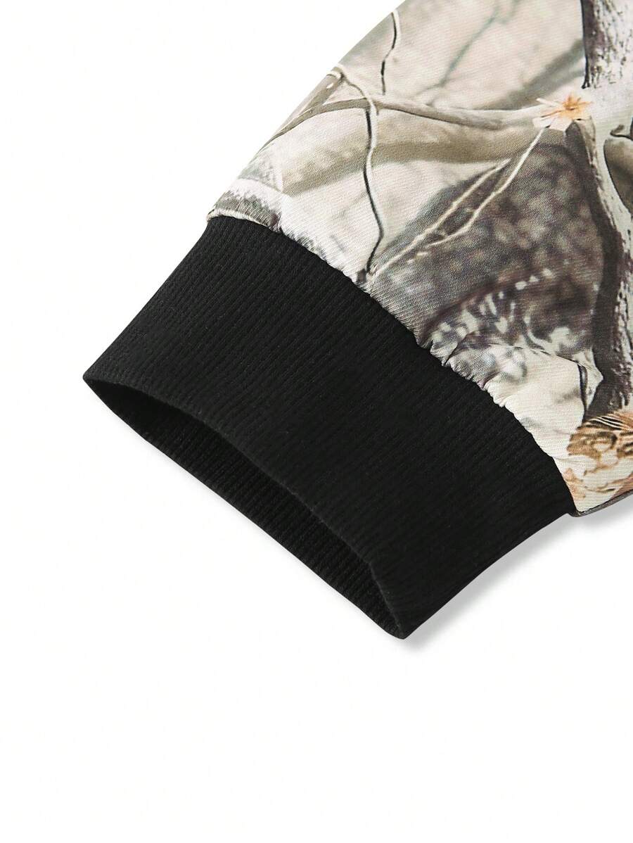 Men's Casual Autumn Print Jacket