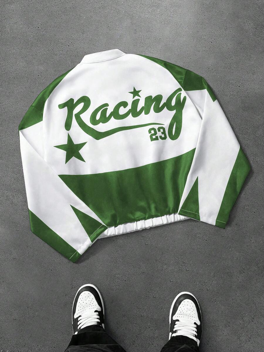 Men's Streetwear-Inspired Racing Jacket