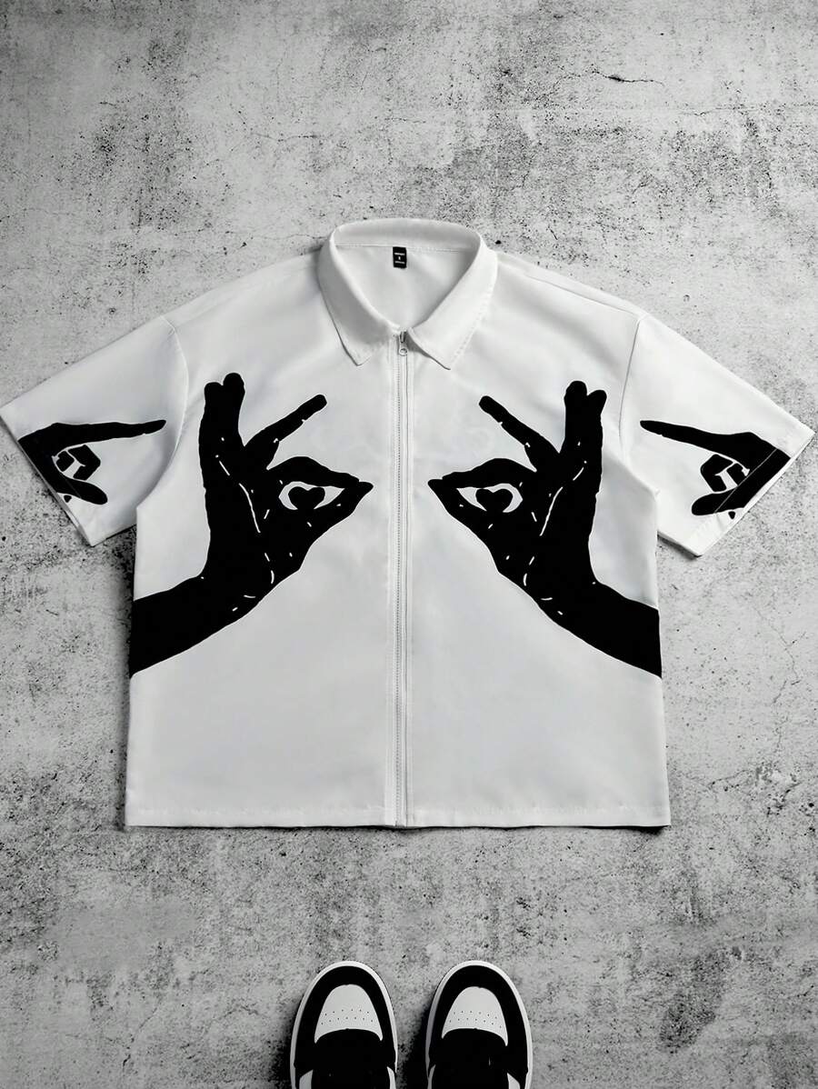 Men’s Loose-Fit Short-Sleeve Shirt