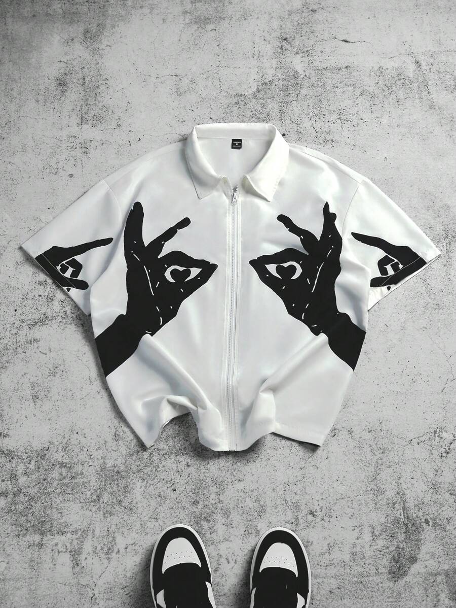 Men’s Loose-Fit Short-Sleeve Shirt
