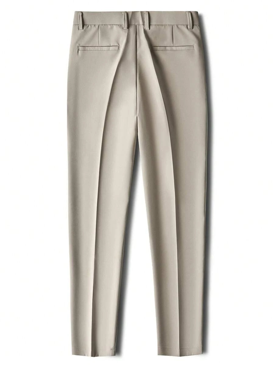 Men's Straight Leg Casual Formal Pants