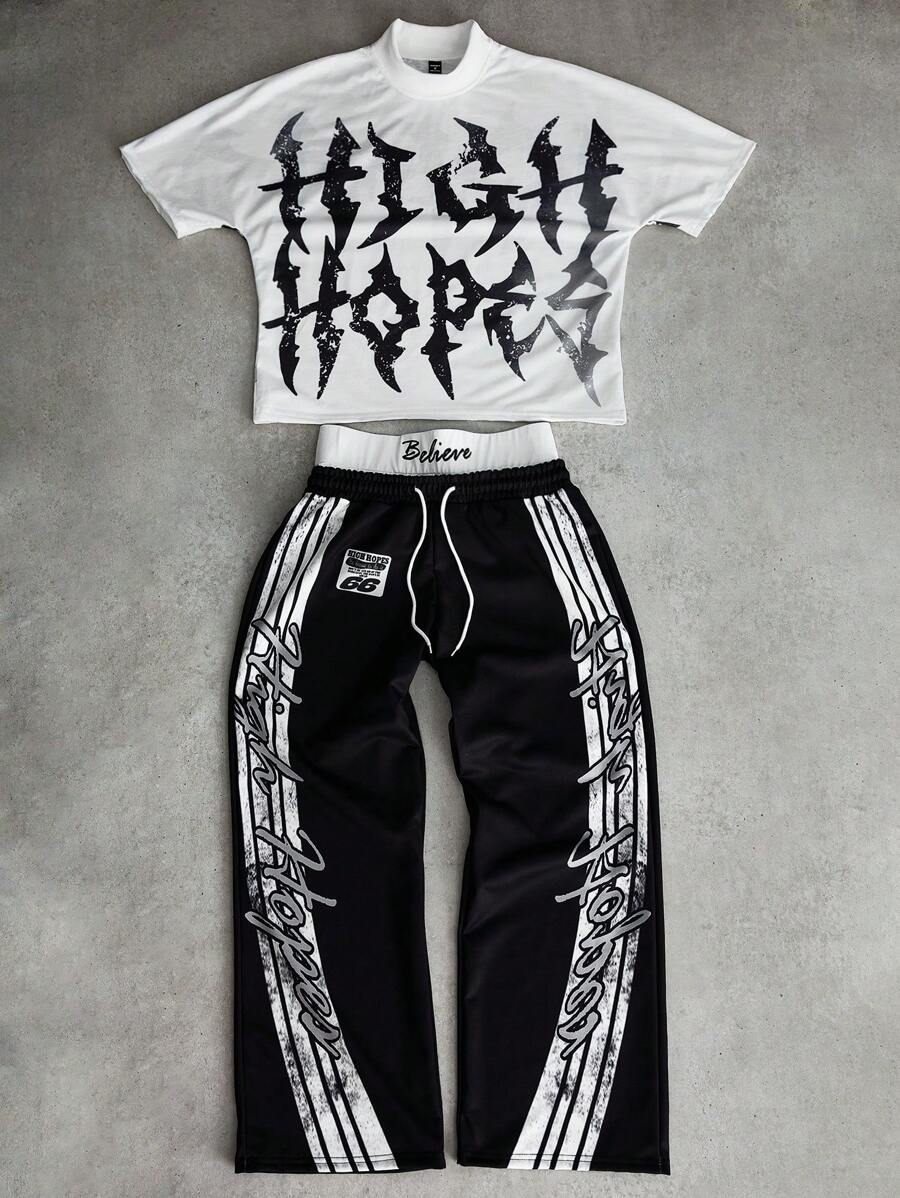 Men's T-Shirt And Pants 2pc Set
