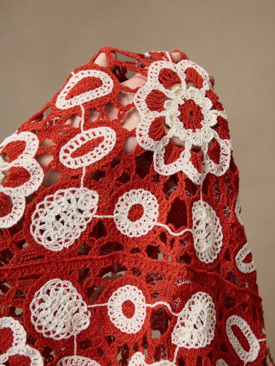 Men's Knitted Slim Fit Short Sleeve Casual Red Cardigan Sweater