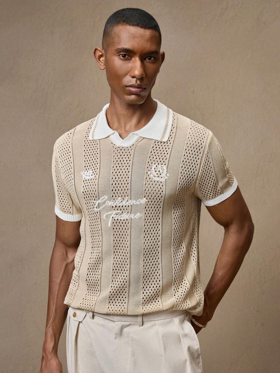 Men's Loose Knit Dropped Shoulder Casual Sweater