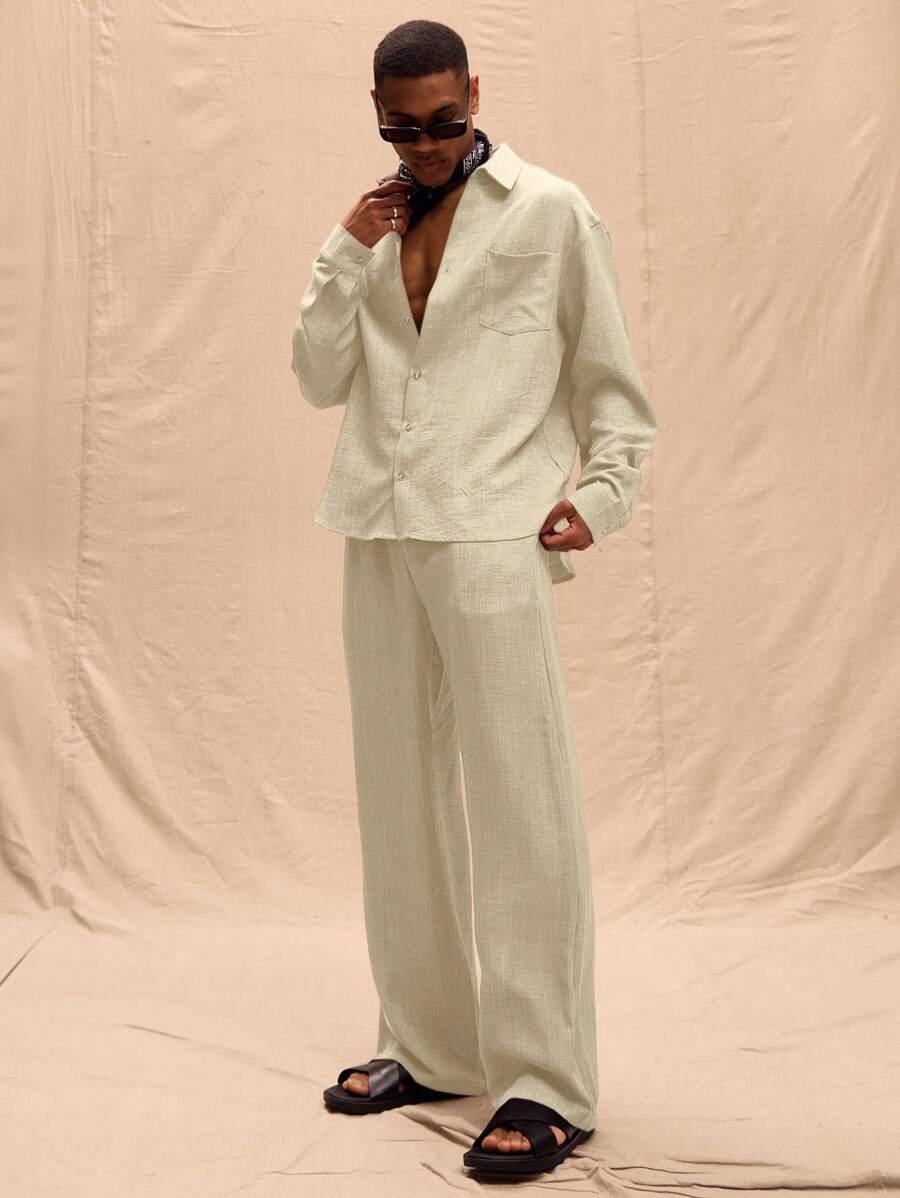 Long Sleeved Linen Shirt